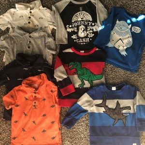 Boys 2T shirts/sweaters
